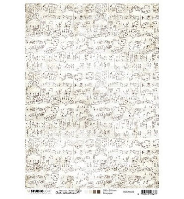 Papier de riz A4, Jenine's Mindful Art n° 05