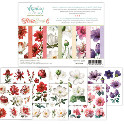 Mintay Papers - Flora 6 - Éléments à découper avec précision - (6"x8")