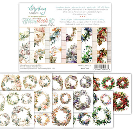 Mintay Papers - Flora 10 - Éléments à découper avec précision - (6"x8")