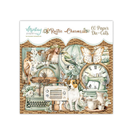 Mintay papers - Rustic Charms - Découpes en papier (60 pièces)