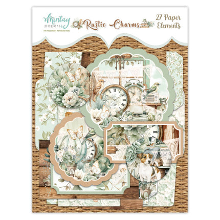 Mintay papers - Rustic Charms - Éléments en papier (27 pièces)