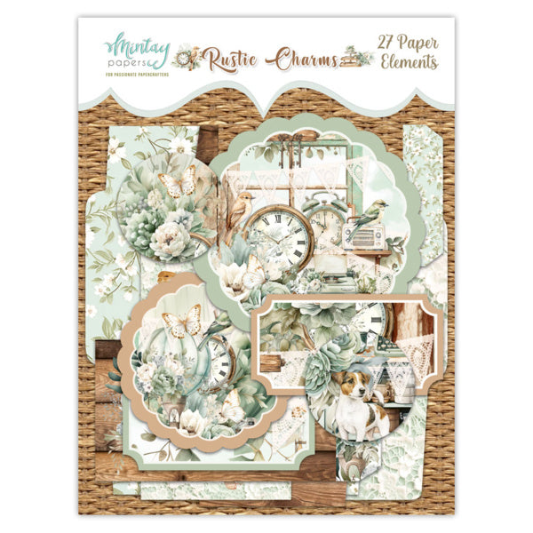 Mintay papers - Rustic Charms - Éléments en papier (27 pièces)