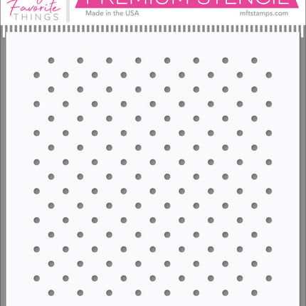 Pochoir My Favorite Things Dots on Dots