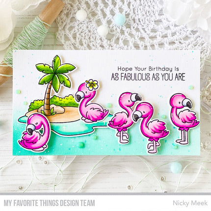 Matrices My Favorite Things Fabulous Flamingos Die-namics