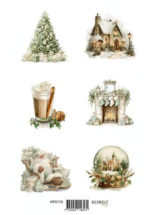 Découpes A4 Home For Christmas (KPA4114)
