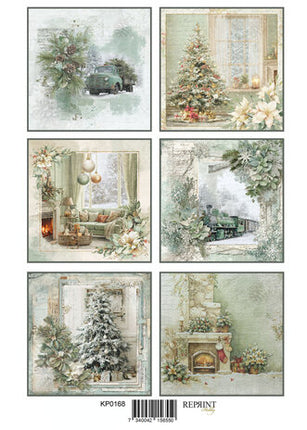 Découpes A4 Home For Christmas (KPA4114)