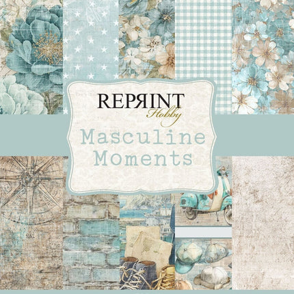 Moments masculins bloc de papier 6x6 Inch (RPP113)
