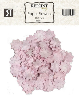 Paper Flowers Pink (100pcs) (FL006)