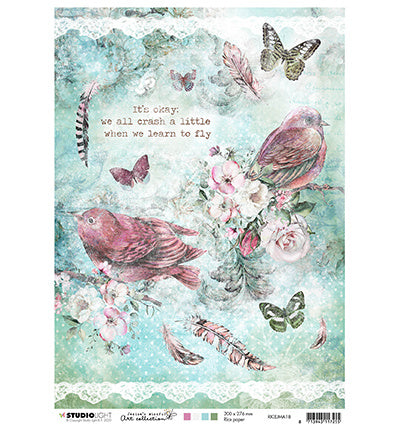 Papier de riz, Jenine’s Mindful Art 3.0 n° 18