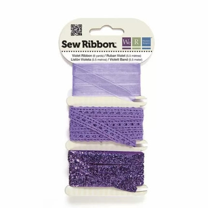 We R Memory Keepers • Rubans Sew Ribbon 5,5m Violet