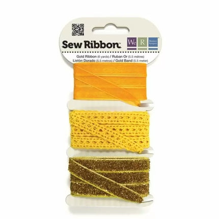 We R Memory Keepers • Rubans Sew Ribbon 5,5m Or