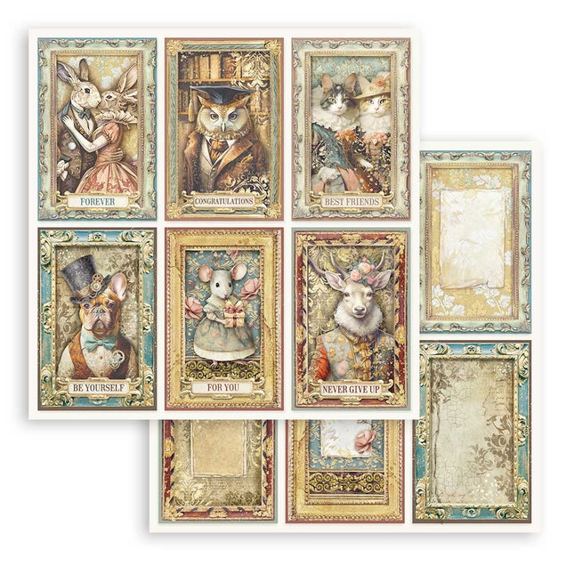 Papier de scrapbooking double face - Alterego 6 cartes