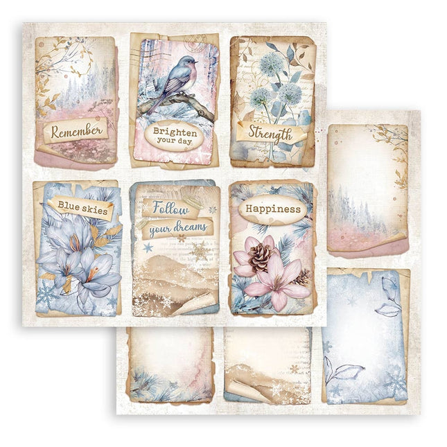 Papier de scrapbooking recto verso - Create Happiness Dewdrops 6 cartes