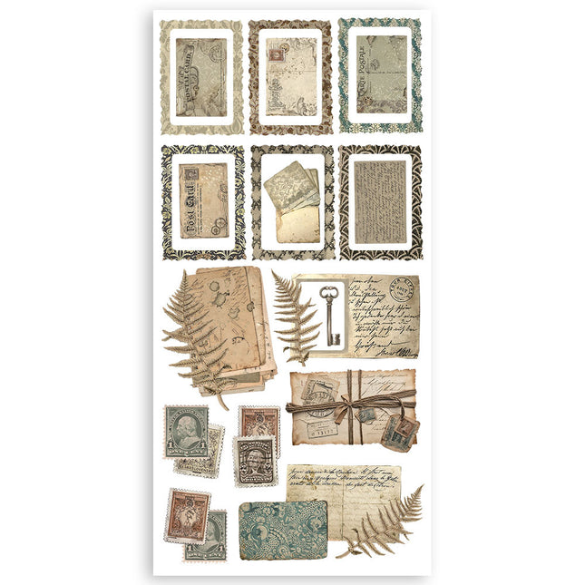 Découpes de papier double face 2 - 4 feuilles 15x30,5 cm - Alterego