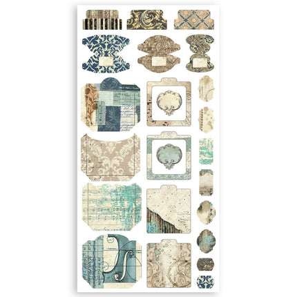 Découpes en papier 2 Double Face -  4 feuilles cm. 15x30,5 - Music