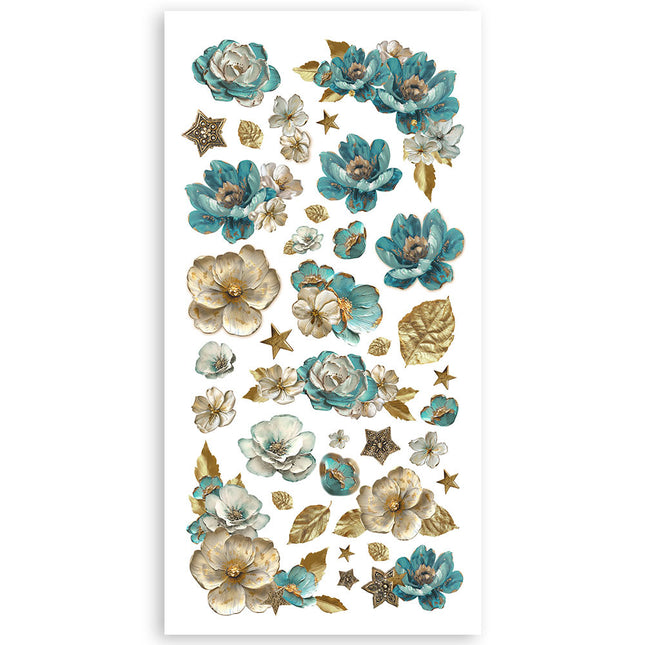 Découpes en papier recto verso - 4 feuilles cm. 15x30,5 - Masquerade