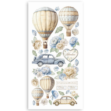 Découpes de papier 2 double face -  4 feuilles cm. 15x30,5 - Intemporel