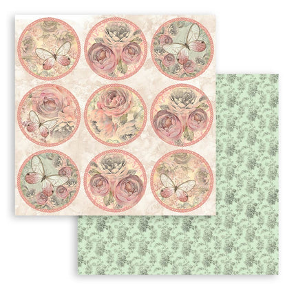Paperpad Shabby Rose - 30,5x30,5 cm - 10 vellen