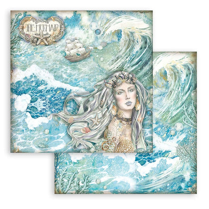 Bloc de papiers Songs of the Sea - 30,5x30,5 cm - 10 feuilles