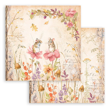 Paperpad Woodland - 30,5x30,5 cm - 10 vellen