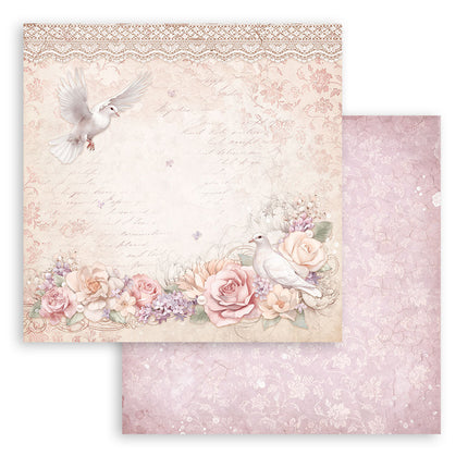 Bloc de papiers Romance Forever - 30,5x30,5 cm - 10 feuilles