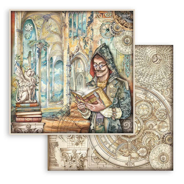 Bloc de papiers Sir Vagabond in Fantasy World - 30,5x30,5 cm - 10 feuilles