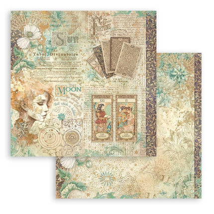 Paper pad 30.5x30.5 cm - 10 sheets - Fortune