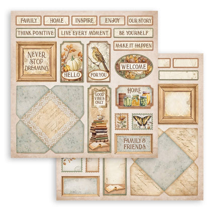 Paperpad Golden Harmony - 30,5x30,5 cm - 10 vellen
