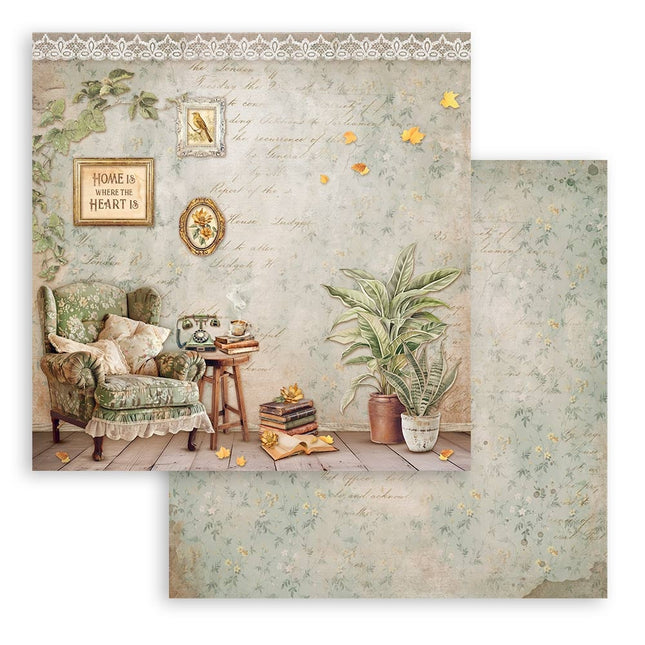 bloc de papiers Golden Harmony - 30,5x30,5 cm - 10 feuilles