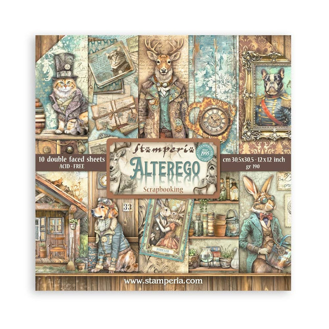 bloc de papiers Alterego - 30,5x30,5 cm - 10 feuilles