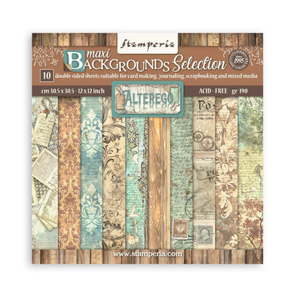 Paperpad Alterego Backgrounds Selection - 30,5x30,5 cm - 10 vellen