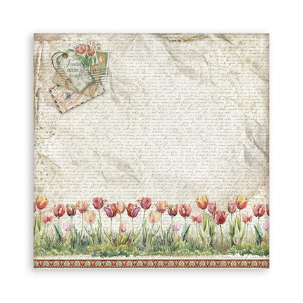 Bloc de papiers Art of Travelling - 30,5x30,5 cm - 10 feuilles