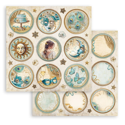 Paperpad Masquerade - 30,5x30,5 cm - 10 vellen