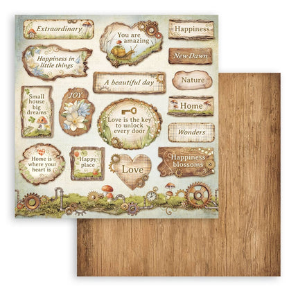 Paperpad Hidden Grove - 30,5x30,5 cm - 10 vellen