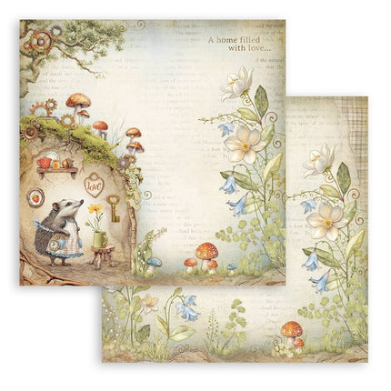 Paperpad Hidden Grove - 30,5x30,5 cm - 10 vellen