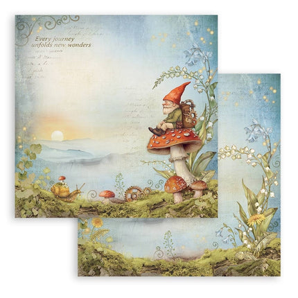 Paperpad Hidden Grove - 30,5x30,5 cm - 10 vellen
