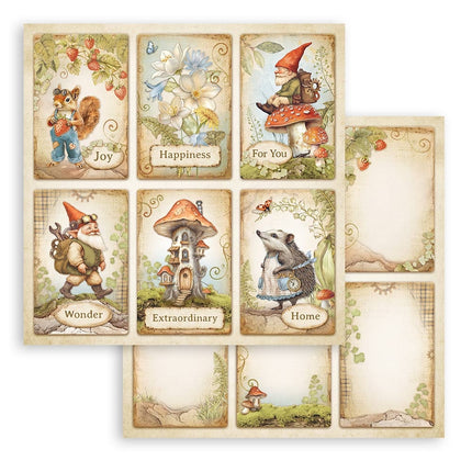 Paperpad Hidden Grove - 30,5x30,5 cm - 10 vellen