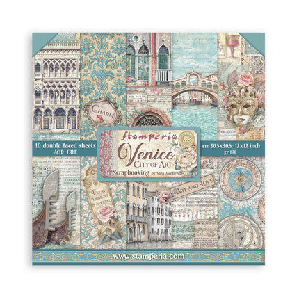Paperpad Venice City of Art - 30,5x30,5 cm - 10 vellen