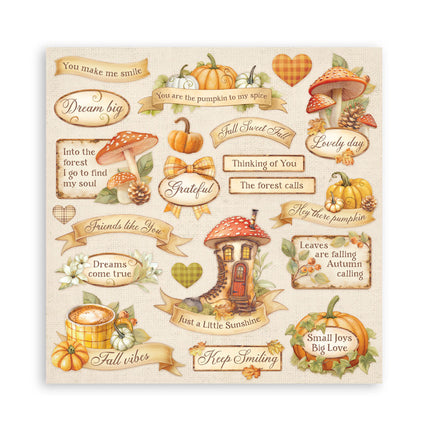 Paperpad Whispering woods - 30,5x30,5 cm - 10 vellen