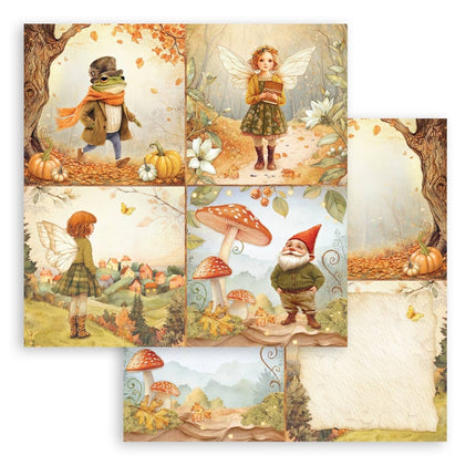 Paperpad Whispering woods - 30,5x30,5 cm - 10 vellen