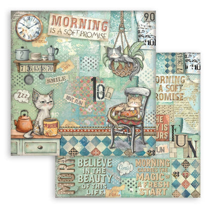 Paperpad Furry Friends - 30,5x30,5 cm - 10 vellen
