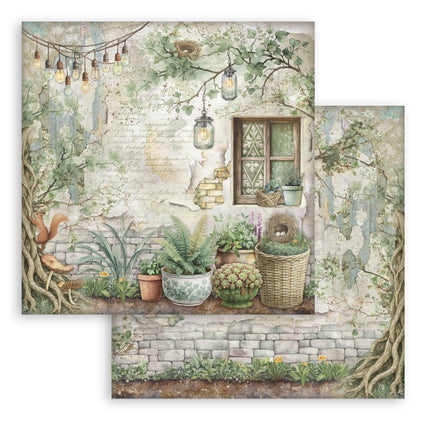 Bloc de papiers Herbarium Silvae - 30,5x30,5 cm - 10 feuilles