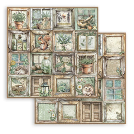 Bloc de papiers Herbarium Silvae - 30,5x30,5 cm - 10 feuilles