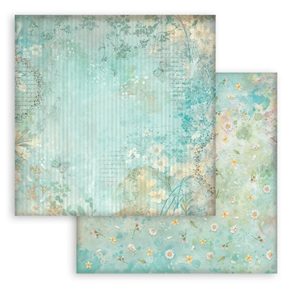 Bloc de scrapbooking, 10 feuilles cm 30,5x30,5 (12"x12"), sélection de fonds Daisy Art