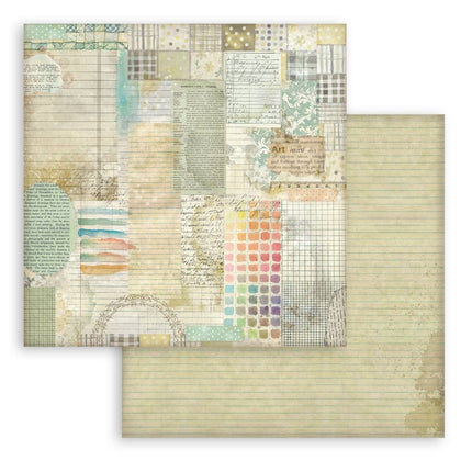 Bloc de scrapbooking, 10 feuilles cm 30,5x30,5 (12"x12"), sélection de fonds Daisy Art