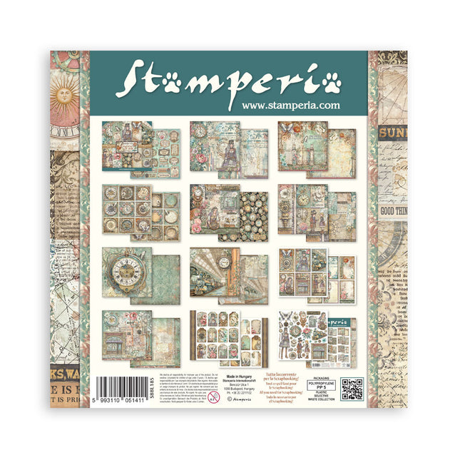 Bloc de papier imprimé pour scrapbooking et loisirs créatifs, 10 feuilles, 30,5x30,5 cm (12"x12") - Gardens of Time
