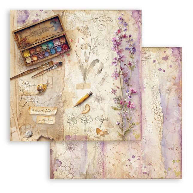 Bloc imprimé pour scrapbooking et loisirs créatifs, 10 feuilles, cm 30,5x30,5 (12"x12") - All Around