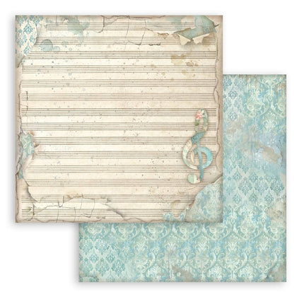 Bloc imprimé de scrapbooking pour loisirs créatifs 10 feuilles cm 30,5x30,5 (12"x12") Fonds - Symphony