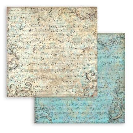 Bloc imprimé de scrapbooking pour loisirs créatifs 10 feuilles cm 30,5x30,5 (12"x12") Fonds - Symphony