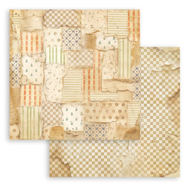 Bloc de papier imprimé pour scrapbooking et loisirs créatifs, 10 feuilles, cm 30,5x30,5 (12"x12"), fonds - Silent Night